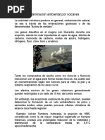 Contaminación Ambiental Por Volcanes