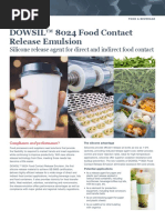 DOWSIL™ 8024 Food Contact Release Emulsion - Brochure