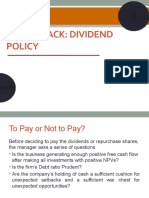 Dividend Policy