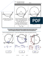 Sec 4.3 - Circles & Volume Angles of Circles Name