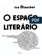 Maurice Blanchot - o Espaço Literário