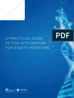 PRI - A Practical Guide To Esg Integration For Equity Investing