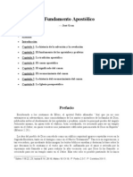 El Fundamento Apostólico - Jose Grau