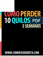 Livro Ecomo Perder Dez Quilos em Uma Semana