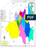 Mapa de La Provincia de Huamanga