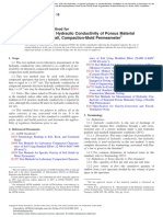 Measurement of Hydraulic Conductivity of Porous Material Using A Rigid-Wall, Compaction-Mold Permeameter