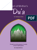 Effect of Mothers Dua