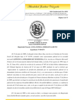 Sala Constitucional (Nov-2010) Arbitraje