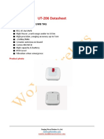 UT-206 Datasheet::802.15.4a UWB TAG