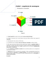 Montagem Cubo Mágico 3x3x3