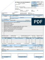 Orden de Trabajo de Mantenimiento