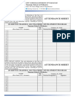 Attendance Sheet Data Privacy