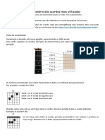 Mini Dicionário Dos Acordes Mais Utilizados