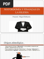 Mayordomía y Finanzas en La Iglesia