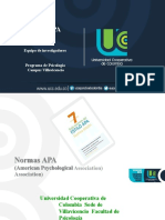 NORMAS APA 7° Edición UCC Psicología