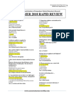 Jipmer 2010 Rapid Review: Jawaharlal Institute of Postgraduate Medical Education & Research