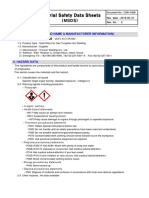 Material Safety Data Sheets: (MSDS)