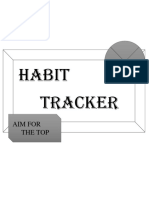 Habit Tracker: Aim For The Top