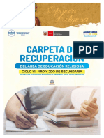 Carpeta de Recuperacion Vi Ciclo