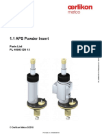 1.1 APS Powder Insert: Parts List PL 40993 EN 13