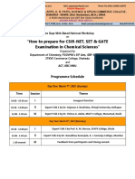 NET SET GATE Workshop Schedule