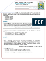 Avaliação Diagnóstica 6º Ano - História - EDITADA