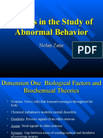 Models in The Study of Abnormal Behavior