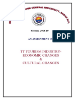 TT Tourism Industry-Economic Changes & Cultural Changes: Session - 2018-19