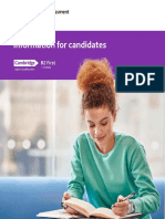 B2 First For Schools Information For Candidates Booklet