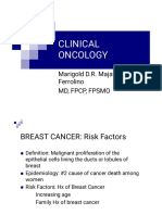 Clinical Oncology: Marigold D.R. Majarucon-Ferrolino MD, FPCP, Fpsmo