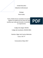 Informe de Semillas Biologia