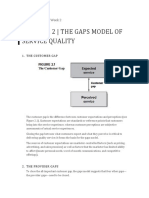 Chapter 2 - The Gaps Model of Service Quality: Services Marketing Week 2