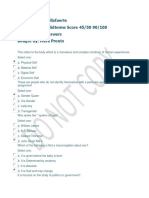 Understanding The Self Midterms Score 45 50 Semi Verified Answers