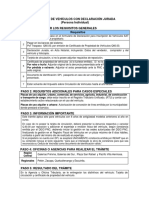 Traspasos Vehiculos en Papel Traspaso Con Declaracion Jurada PDF