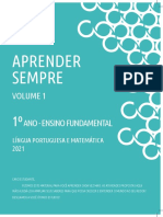 1º Ano Aprender Sempre Caderno Do Aluno