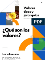 Valores Tipos y Jerarquías