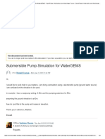 Submersible Pump Simulation For WaterGEMS - OpenFlows - Hydraulics and Hydrology Forum - OpenFlows - Hydraulics and Hydrology - Bentley Communities