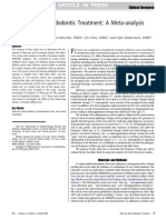 Flare-Ups After Endodontic Treatment: A Meta-Analysis of Literature