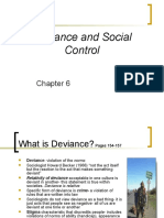 Deviance and Social Control