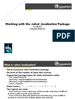 Working With The Package: Robot - Localization