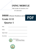 DRRR Module Grade 12