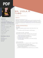 Ma. Viola M. Tubo: Human Resource