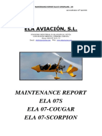 Ela 07-07S Maintenance Report