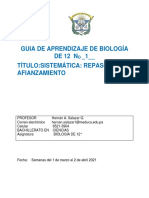 GUIA DE APRENDIZAJE DE BIOLOGÍA DE 12 #1 Hernan Salazr