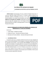 TDE Constitucional - Petição Inicial