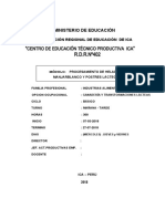 Modulos Procesamiento de Helados, Manjarblanco y Postres Lácteos