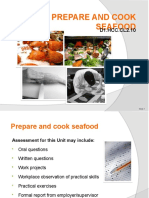 Prepare and Cook Seafood: D1.HCC - CL2.10