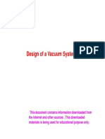 Lecture 1 110121 Vacuum System