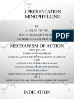 Drug Presentation On Aminophylline