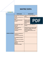 MATRIZ DOFA Cafe Suamox